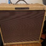 front view of fender bassman amp