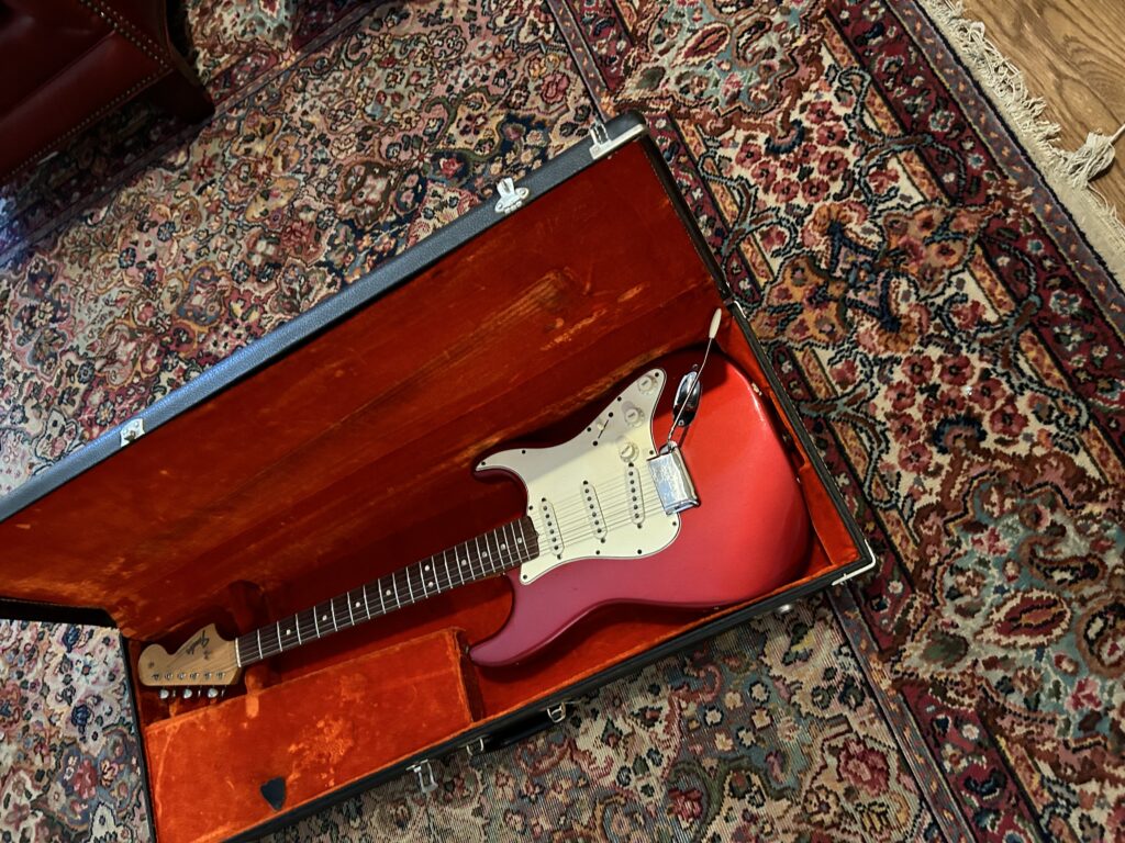 1966 Candy Apple Red Stratocaste