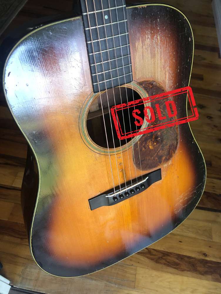 1938 D-18 shade top guitar sold