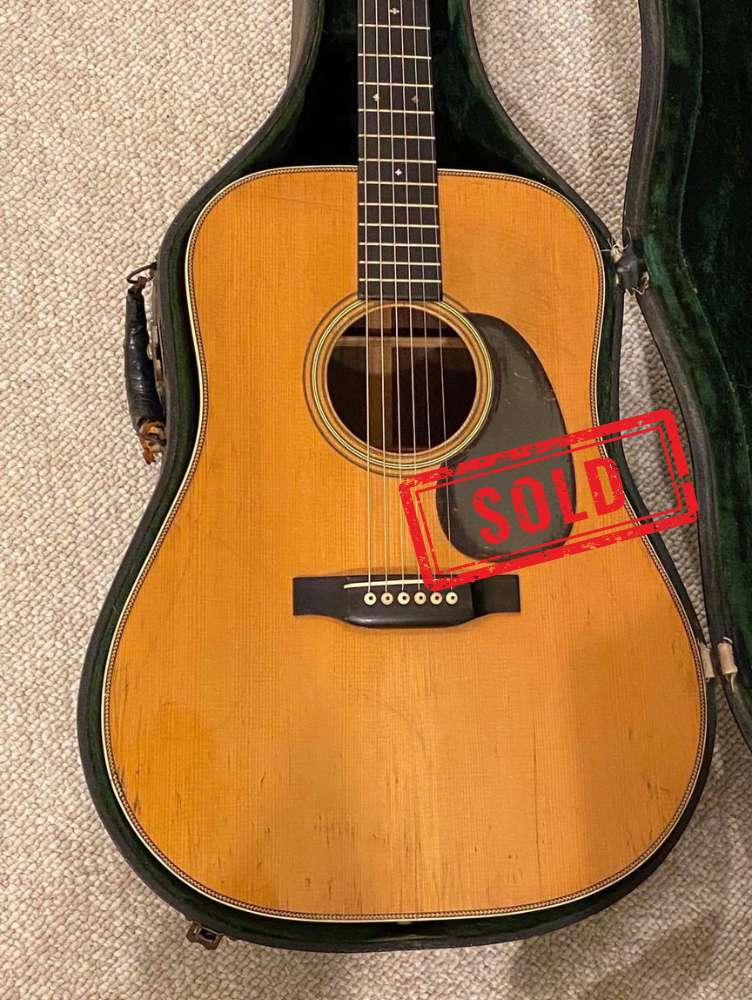Guitar Sold 1944 scalloped braced D-28