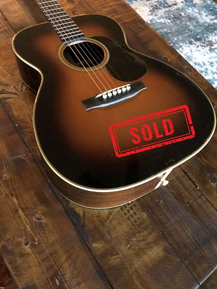 1937 Martin 000-28 Shade Top guitar sold