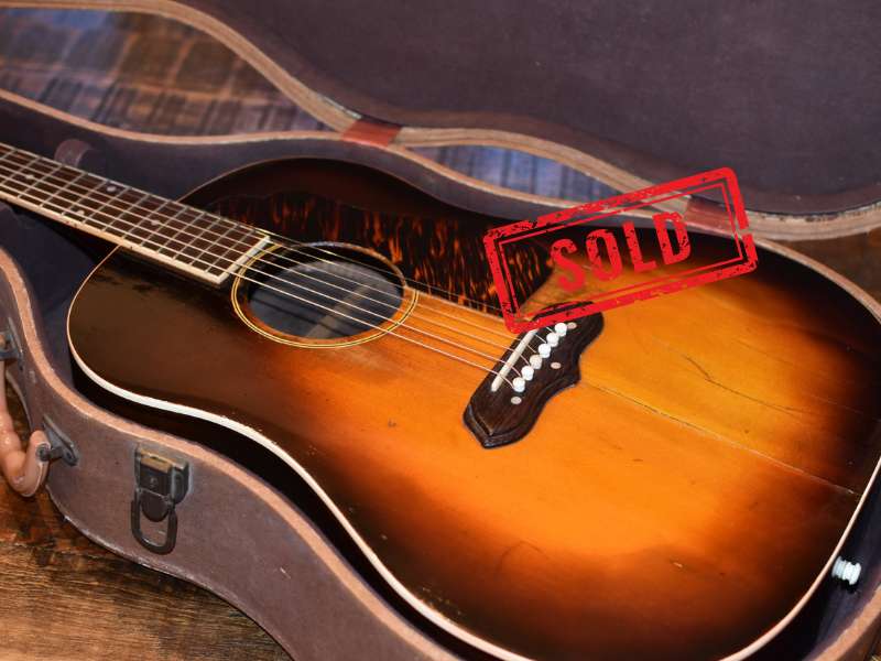 1940 Gibson J-55 Rosewood guitar sold