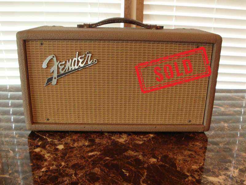 1962 Brownface Fender Reverb tank