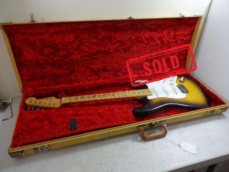1957 Stratocaster guitar sold
