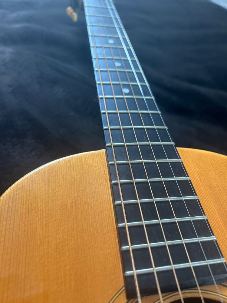 1920s Parlor Guitar pingerboard