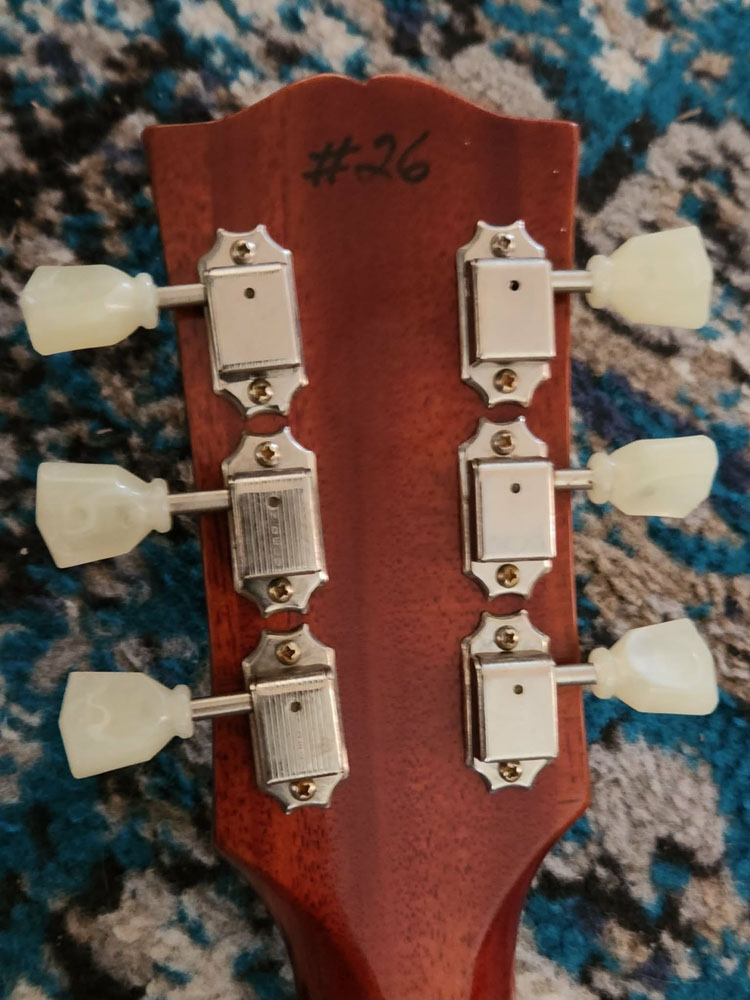 Gibson Custom Les Paul peghead