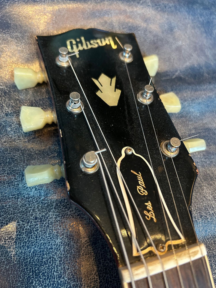 1961 Gibson Les Paul head stock