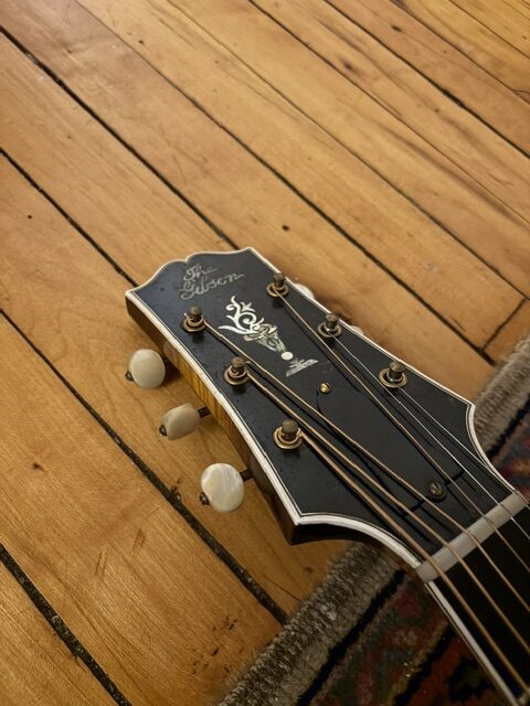1929 Gibson L-5 peghead