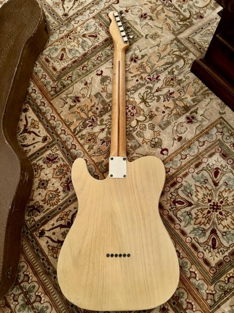 1953 Blackguard Fender Telecaster back