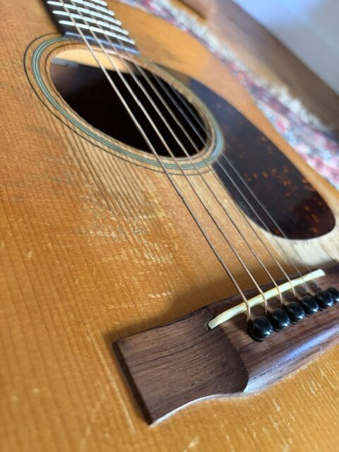 1958 Martin D-18 bridge