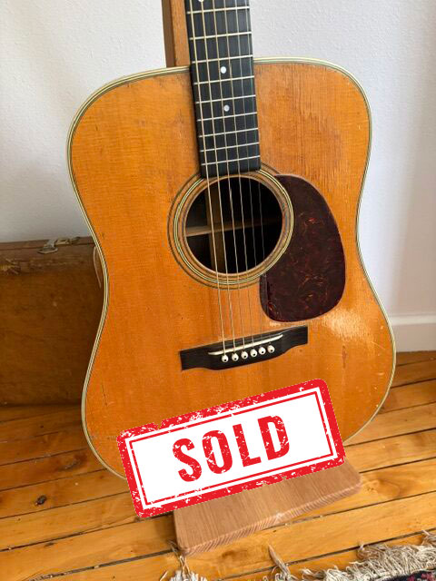 1953 Martin D-28 acoustic guitar SOLD