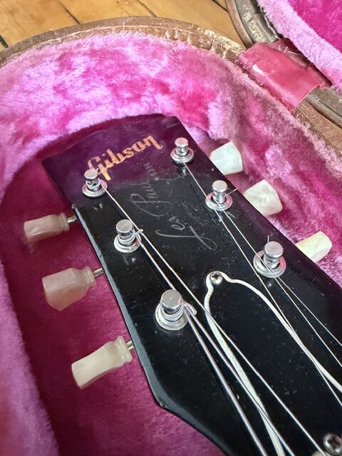 1954 Gibson Les Paul Gold Top peghead